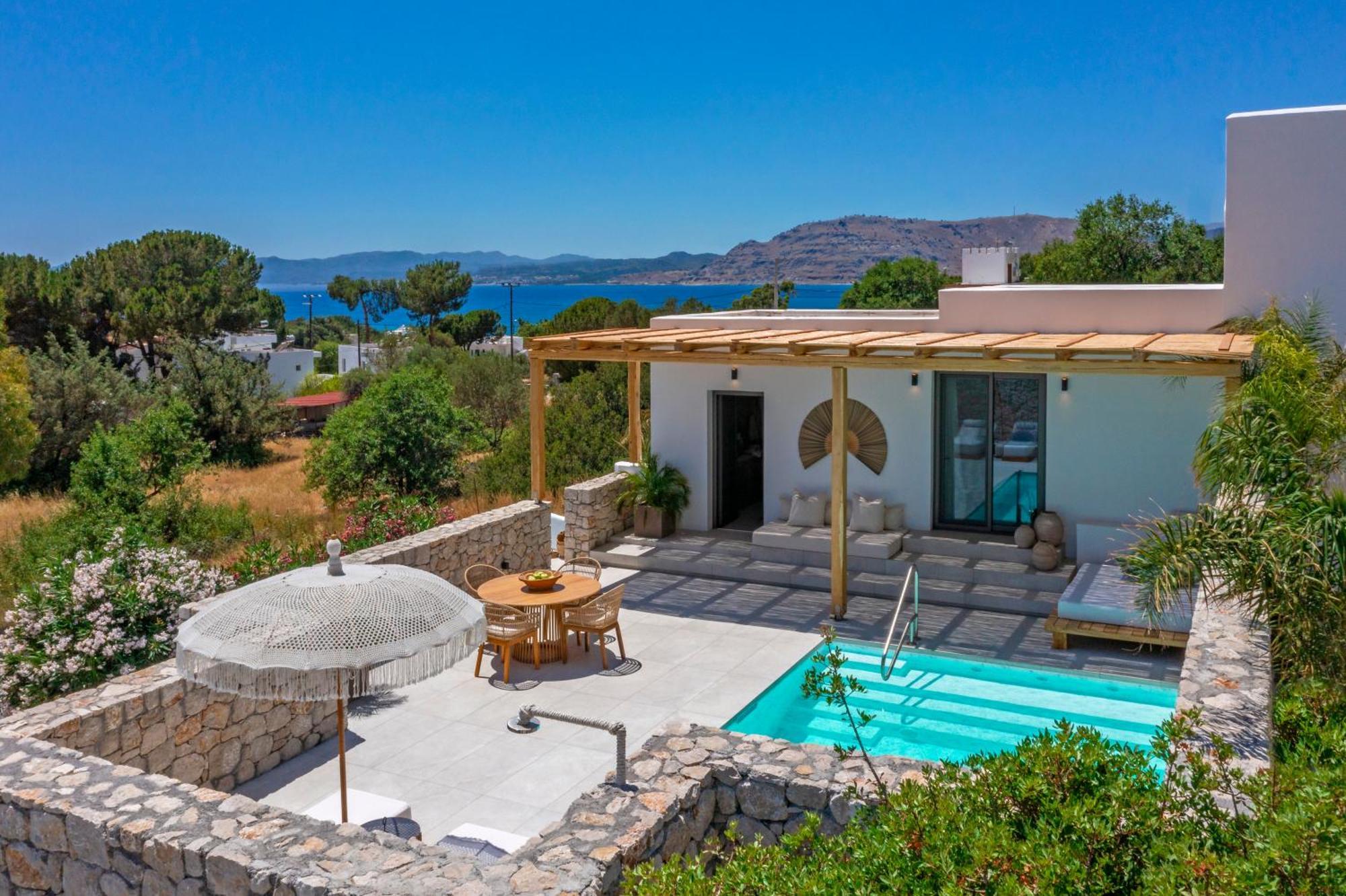 Milos Villas Complex Pefki Exteriör bild